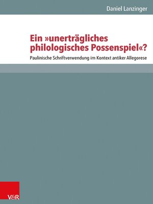 cover image of Ein unerträgliches philologisches Possenspiel?